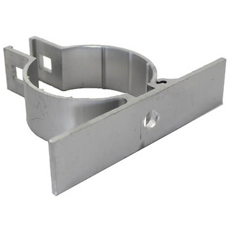 Single Side Clamp for 2 3/8" Round Post, Dyna Engineering, Z238-4.5R1.00SQ